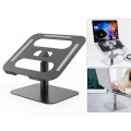 Aluminiowy Obrotowy Regulowany Stojak na biurko do Apple Macbook, Samsung, Huawei, etc czarny