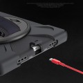 Shockproof Pancerne Etui z Paskiem do Huawei MatePad Pro 10.8 czarne