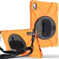 Shockproof Pancerne Etui z Paskiem do Huawei MatePad Pro 10.8 orange