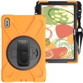 Shockproof Pancerne Etui z Paskiem do Huawei MatePad Pro 10.8 orange