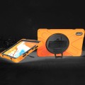 Shockproof Pancerne Etui z Paskiem do Huawei MatePad Pro 10.8 orange