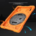 Shockproof Pancerne Etui z Paskiem do Huawei MatePad Pro 10.8 orange