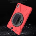 Shockproof Pancerne Etui z Paskiem do Huawei MatePad Pro 10.8 czerwone