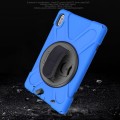 Shockproof Pancerne Etui z Paskiem do Huawei MatePad Pro 10.8 niebieskie