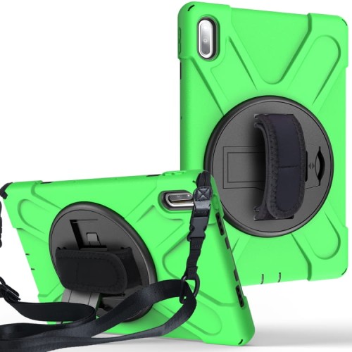 Shockproof Pancerne Etui z Paskiem do Huawei MatePad Pro 10.8 zielone