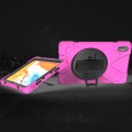 Shockproof Pancerne Etui z Paskiem do Huawei MatePad Pro 10.8 różowe