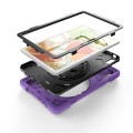 Shockproof Pancerne Etui z Paskiem do Huawei MatePad Pro 10.8 fioletowe