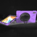 Shockproof Pancerne Etui z Paskiem do Huawei MatePad Pro 10.8 fioletowe