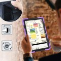 Shockproof Pancerne Etui z Paskiem do Huawei MatePad Pro 10.8 fioletowe