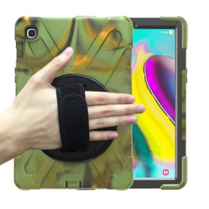 Shockproof X-Shape Pancerne Etui do Samsung Galaxy Tab S5E  Army Green
