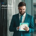 Shockproof Pancerne Etui Obudowa z Pen Slot i Paskiem do iPad Mini 6 beżowo-niebieskie