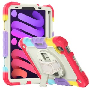 Shockproof Pancerne Etui Obudowa z Pen Slot i Paskiem do iPad Mini 6 