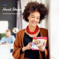 Shockproof Pancerne Etui Obudowa z Pen Slot i Paskiem do iPad Mini 6 beżowo-czerwone