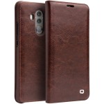 QIALINO Klasyczne etui Huawei Mate 10 Pro brązowe