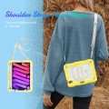 Shockproof Pancerne Etui Obudowa z Pen Slot i Paskiem do iPad Mini 6 zółte