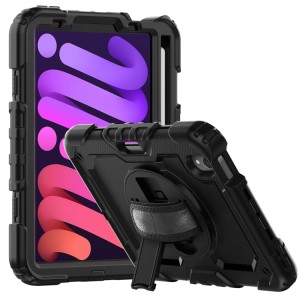 Shockproof Pancerne Etui Obudowa z Pen Slot i Paskiem do iPad Mini 6 