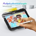 Shockproof Pancerne Etui Obudowa z Pen Slot i Paskiem do iPad Mini 6 czarn