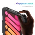 Shockproof Pancerne Etui Obudowa z Pen Slot i Paskiem do iPad Mini 6 czarn