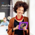 Shockproof Pancerne Etui Obudowa z Pen Slot i Paskiem do iPad Mini 6 fioletowe