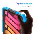 Shockproof Pancerne Mocne Etui z Paskiem i Podstawką do iPad Mini 6 niebieskie
