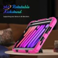 Shockproof Pancerne Etui Obudowa z Pen Slot i Paskiem do iPad Mini 6 różowe