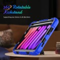 Shockproof Pancerne Etui Obudowa z Pen Slot i Paskiem do iPad Mini 6 granatowe