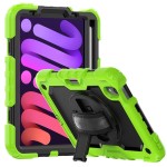 Shockproof Pancerne Etui Obudowa z Pen Slot i Paskiem do iPad Mini 6 zielone