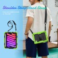Shockproof Pancerne Etui Obudowa z Pen Slot i Paskiem do iPad Mini 6 zielone