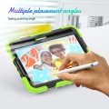Shockproof Pancerne Etui Obudowa z Pen Slot i Paskiem do iPad Mini 6 zielone