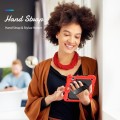 Shockproof Pancerne Etui Obudowa z Pen Slot i Paskiem do iPad Mini 6 czerwone