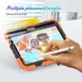 Shockproof Pancerne Etui Obudowa z Pen Slot i Paskiem do iPad Mini 6 pomarańczowe