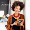 Shockproof Pancerne Etui Obudowa z Pen Slot i Paskiem do iPad Mini 6 pomarańczowe