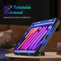 Shockproof Pancerne Etui Obudowa z Pen Slot i Paskiem do iPad Mini 6 granatowo-czarne