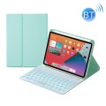 Miętowe Etui Podświetlana Klawiatura Pen Slot do Apple iPad Mini 6