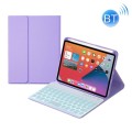 Fioletowe Etui Podświetlana Klawiatura Pen Slot do Apple iPad Mini 6