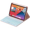 Różowe Etui Podświetlana Klawiatura Pen Slot do Apple iPad Mini 6