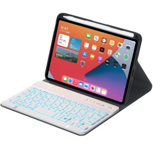 Czarne Etui Podświetlana Klawiatura z Pen Slot do Apple iPad Mini 6
