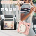 Shockproof Pancerne Etui Obudowa z Paskiem do iPad Mini 6 różowe