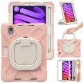 Shockproof Pancerne Etui Obudowa z Paskiem do iPad Mini 6 różowe