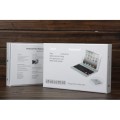 Klawiatura Bezprzewodowa Bluetooth iPad Mini 1 2 3 srebrna