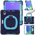 Shockproof Pancerne Etui Obudowa z Paskiem do iPad Mini 6 granatowe
