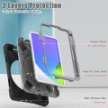 Shockproof Pancerne Etui Obudowa z Paskiem do iPad Mini 6 czarno-szare