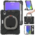 Shockproof Pancerne Etui Obudowa z Paskiem do iPad Mini 6 czarno-szare