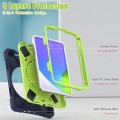 Shockproof Pancerne Etui Obudowa z Paskiem do iPad Mini 6 granatowo-zielone