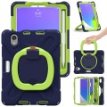Shockproof Pancerne Etui Obudowa z Paskiem do iPad Mini 6 granatowo-zielone