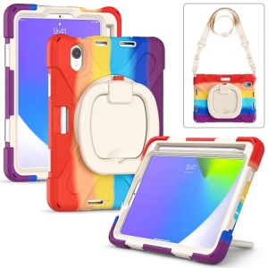 Shockproof Pancerne Etui Obudowa z Paskiem do iPad Mini 6 kolorowe