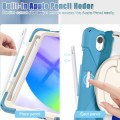Shockproof Pancerne Etui Obudowa z Paskiem do iPad Mini 6 kolorowe niebieskie