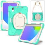 Shockproof Pancerne Etui Obudowa z Paskiem do iPad Mini 6 miętowe