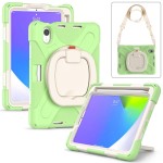 Shockproof Pancerne Etui Obudowa z Paskiem do iPad Mini 6 zielone matcha