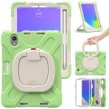 Shockproof Pancerne Etui Obudowa z Paskiem do iPad Mini 6 zielone matcha